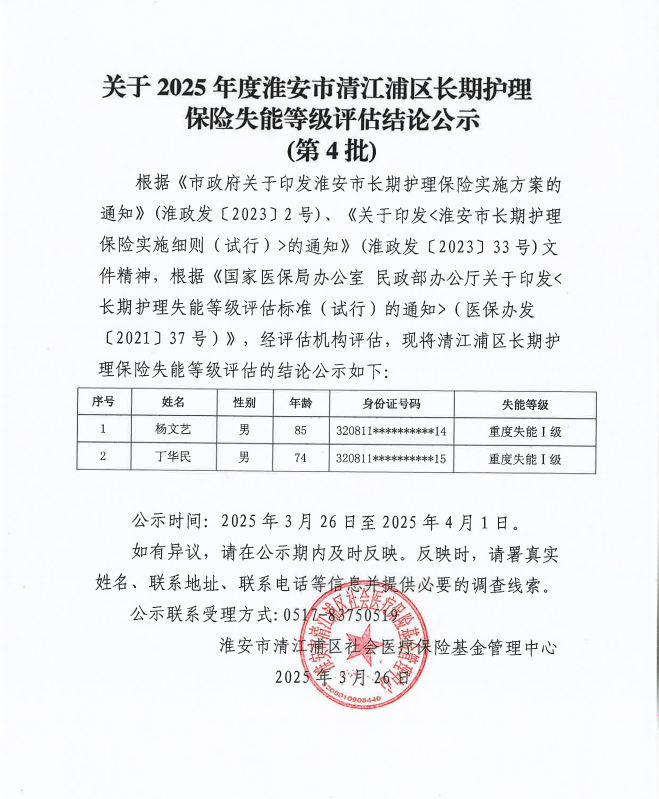 失能人员公示第四批 .png