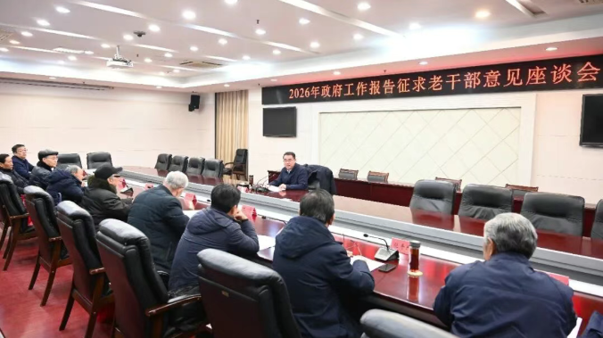 我区召开政府工作报告征求意见座谈会